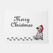 クリスマスダルマチア ドアマット (正面)