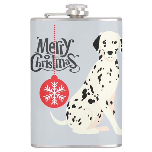 クリスマスダルマチア フラスク (正面)