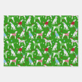 クリスマスダルマチア ラッピングペーパーシート (正面3)