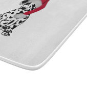 クリスマスダルマチガラス カッティングボード (角)