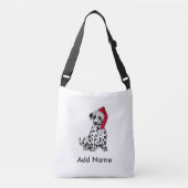 クリスマスダルマパーソナライズされたシア クロスボディバッグ (正面)