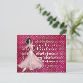 クリスマスダンサー – ホリデー/バレリーナポストカード シーズンポストカード (スタンド正面)