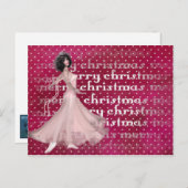 クリスマスダンサー – ホリデー/バレリーナポストカード シーズンポストカード (正面/裏面)
