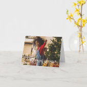 クリスマスダンス カード (黄色い花)