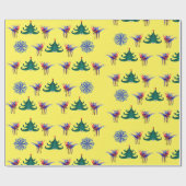 クリスマスダンス ラッピングペーパー (フラット)