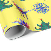 クリスマスダンス ラッピングペーパー (ロールコーナー)