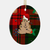 クリスマスダンプカー セラミックオーナメント (右)