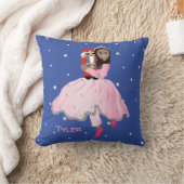 クリスマスダークヘアバレリナクララ クッション (ブランケット)