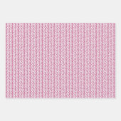 クリスマスダークマーブタウペライト赤面ピンクジグザグザ ラッピングペーパーシート (正面2)