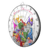 クリスマスダーツボードギフト付き格言お祝い ダーツボード (正面右)