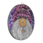 クリスマスダーツボードギフト格言インパープルハット ダーツボード (正面左)