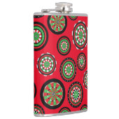 クリスマスダーツボード フラスク (右)