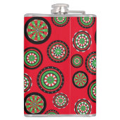 クリスマスダーツボード フラスク (裏面)