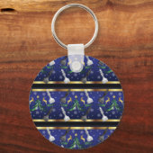 クリスマスチェスのピース – 雪の結晶クリスマスツリー キーホルダー (正面)