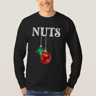 クリスマスチェストナッツと一致する栗のカップル Tシャツ