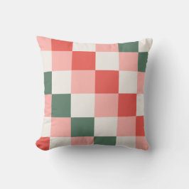 クリスマスチェックボードフェスティバルパターンデザイン クッション