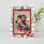 クリスマスチェリー フォト ホリデー コレクション シーズンカード (スタンド正面)