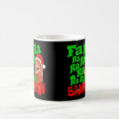 クリスマスチキンカロリングFa Ra Ra醜いクリスマス コーヒーマグカップ (中央)