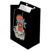 クリスマスチキンクリスマスライトズ農家ファームファミリー ミディアムペーパーバッグ (正面アングル)