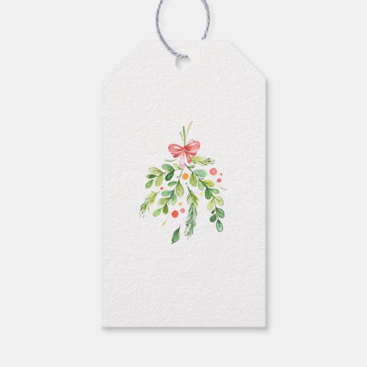 クリスマスチキンホリデーギフトラベル ギフトタグ (裏面)