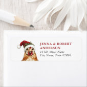 クリスマスチキン差出人住所ラベル ラベル (インサイチュ)