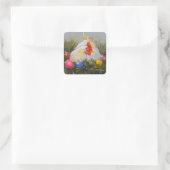 クリスマスチキン スクエアシール (バッグ)