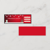 クリスマスチケット & 個人用ホリデーカード ロイヤリティカード (正面/裏面)