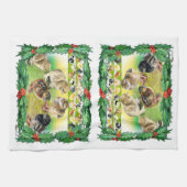 クリスマスチックス キッチンタオル (横)