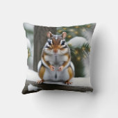 クリスマスチップムンク クッション (裏面)