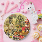 クリスマスチッペンデール ペーパープレート (パーティー)