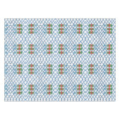 クリスマスチノワセリーバンブートピアリートゥピアリー テーブルクロス (正面(横))