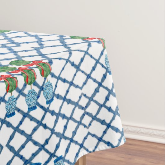 クリスマスチノワセリーバンブートピアリートゥピアリー テーブルクロス (インサイチュ)