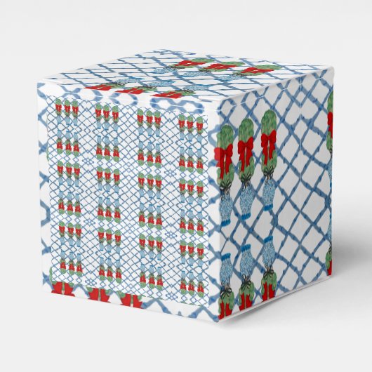 クリスマスチノワセリーバンブートピアリートゥピアリー フェイバーボックス (正面サイド)