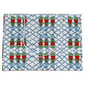 クリスマスチノワセリーバンブートピアリートゥピアリー ラージペーパーバッグ (正面)