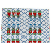 クリスマスチノワセリーバンブートピアリートゥピアリー ラージペーパーバッグ (裏面)