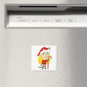 クリスマスチビ(小さくかわいく書いた感じ)の少女 マグネット (インサイチュ (食洗機))
