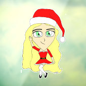 クリスマスチビ(小さくかわいく書いた感じ) ウィンドウサイン (シート3)