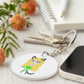 クリスマスチビ(小さくかわいく書いた感じ) キーホルダー (正面右)