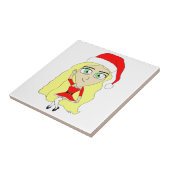 クリスマスチビ(小さくかわいく書いた感じ) タイル (側面)