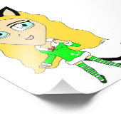 クリスマスチビ（小さくかわいく書いた感じ） フォトプリント            (角)