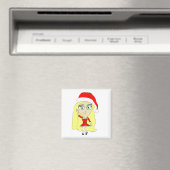 クリスマスチビ（小さくかわいく書いた感じ） マグネット (インサイチュ (食洗機))