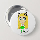 クリスマスチビ(小さくかわいく書いた感じ) 缶バッジ (正面&裏面)