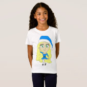 クリスマスチビ（小さくかわいく書いた感じ） Tシャツ (正面フル)
