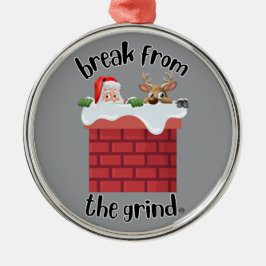 クリスマスチムニーユーモアBFTGオーナメント メタルオーナメント