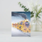 クリスマスチャイルドクリスマスモチーフ12月の列車 シーズンポストカード (スタンド正面)