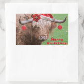 クリスマスチャムズステッカー 長方形シール (バッグ)