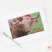 クリスマスチャムズステッカー 長方形シール (封筒)