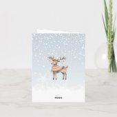 クリスマスチャーチの宗教的カード カード (裏面)