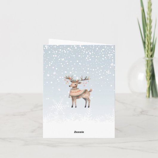 クリスマスチャーチの宗教的カード カード (裏面)