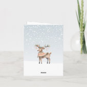 クリスマスチャーチの宗教的カード カード (裏面)